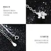 Cadena para Clavícula Estrella Polar de Diseño de Nicho Estilo Coreano Yinzhen, Ultra Brillante, Lujo Ligero, Sensación de Alta Gama, Collar de Plata de Ley S925 para Mujer