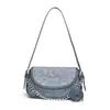 Bolso de hombro informal de alta gama para mujer, moderno, estilo axila, novedad de 2024.