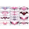 Tatuajes Temporales Sexy Partes Íntimas Abdomen Inferior Succubus Deseo Puro Abdomen Cintura Trasera Tótem de Corazón Pecho Jugo Impermeable