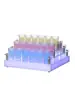Soporte para Copa de Cóctel Arcoíris Brillante, Estante para Copas de Cóctel de Vidrio Esmerilado, Juego de Copas de Cóctel para Bar