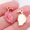 Mezcla 20 Gotas Aceite Corona de Rosa Amor Mariposa Rosa Colgante Pulsera DIY Llavero Accesorios de Joyería