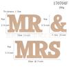 Adornos de Artesanía de Madera de Tablero de Densidad Estilo Pastoral de Verano Transfronterizo Adecuados para Bodas, Día de San Valentín y Regalos de Negocios