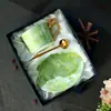 Conjunto de Xícaras de Café de Cerâmica de Luxo para Mulheres, Porcelana de Ossos Exquisita de Alto Padrão, Caixa de Presente de Alto Valor, Presente de Inauguração