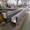 Canalón Galvanizado por Inmersión en Caliente Dx51Z 12m Invernadero Techo de Fábrica Zinc Aluminio Magnesio Abertura en Forma de U Doblez Canalón de Drenaje de Agua de Lluvia