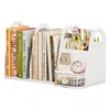 Estantería de Escritorio Sencilla para Colocar Libros, Libros Ilustrados, Papelería, Portalápices, Caja de Almacenamiento, Organizador de Documentos de Oficina