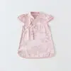 Vestido Qipao Feminino Panda Sombra de Bambu Verão Bebê Novo Estilo Chinês Vestido com Franja Vestido Princesa Estiloso Infantil