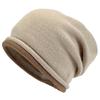Gorro rizado de lana roja de red para mujer, cálido gorro de invierno de estilo japonés con punta cerrada y múltiples combinaciones, gorro de punto de moda para confinamiento.