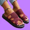 Zapatillas de malla transpirable estilo boca de pez para playa, antideslizantes, resistentes al desgaste, suela suave, para mujer, tallas 36-43