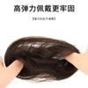 Peluca de cabeza con bolas de pelo real, anillo para mujer, red esponjosa natural, fibra química roja, anillo para cabello liso, cabeza de flor, peluca de pelo perezoso, bolsa