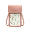 Bolsa Transfronteriza para Teléfono Móvil con Pantalla Táctil Nueva Bolsa Pequeña Estampada para Niñas de Hombro Cruzada Bolsa para Teléfono