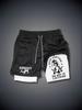 Shorts de Verão para E-commerce Transfronteiriço 2025 Estampa Digital 3D Shorts Casuais Masculinos Respiráveis de Camada Dupla
