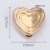 Acessórios Casuais DIY Coração de Pêssego Coração Perfurado Pingente Pequeno Liga Galvanoplastia Joias Colar Pulseira Contas Atacado