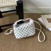 Bolso de mano de lunares estilo ins chic para comercio exterior transfronterizo, moderno y único, adecuado para salidas y desplazamientos, bolso de hombro o bandolera para mujer