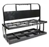 Soporte Portátil para Botella de Agua, Cesta Plegable para Botella de Agua Deportiva, Soporte para Taza de Agua de Atleta, Suministros de Entrenamiento de Fútbol de Ocho Agujeros