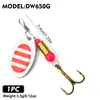 Señuelo Giratorio de Lentejuelas, Sequin Compuesto Giratorio Ponderado, Sequin Metálico Micro de Manivela Manual, Señuelo Artificial Biónico Equipo de Pesca