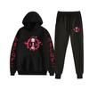 Comercio Exterior Nuevo Demon Slayer Espada Exterminadora de Fantasmas Conjunto de Dos Piezas de Pantalón de Sudadera con Capucha para Pareja