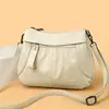 2026 Nueva Moda Bolso de Hombro Cruzado para Mujeres de Mediana Edad y Mayores Bolso de Mano Simple y Moderno Bolso para Mamá Gran Capacidad