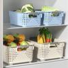 Cesta de Almacenamiento Misceláneo Plástico Caja de Almacenamiento de Escritorio Cesta de Almacenamiento de Snacks y Juguetes para Gabinete de Cocina Cesta de Almacenamiento Venta al por Mayor