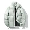 Abrigo acolchado de algodón para hombre Invierno Abrigo acolchado de algodón grueso Abrigo suelto estilo Hong Kong Marca de moda Gamuza Acolchado de algodón de gamuza para parejas