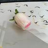 Simulación Cabeza de Rosa Capullo Núcleo Flor Tocado Decoración Dintel de Puerta Guirnalda para Sostener DIY Caja de Azúcar Flor de Pecho Arte