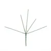 28cm 5 Pétalas Pequena Flor Haste Flor de Rede Seda Artificial Flor Falsa Plástico Flor de Seda Galho de Rosa Haste Única Vareta de Metal Acessórios