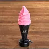 Simulación de modelo de helado caja de luz de exhibición comercial molde de cono de helado adorno letrero grande anuncio de cono de gofre helado falso