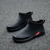Nuevas Botas de Lluvia para Hombre, Botas de Lluvia de Caña Baja de Verano, Modernas y Versátiles para Pesca, Trabajo en Cocina, Lavado de Autos, Zapatos de Goma Impermeables Antideslizantes