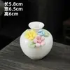 Vaso Cerâmico Pequeno Feito à Mão, Exquisito e Simples Novo Estilo Chinês Vaso Cerâmico Amassado à Mão, Decoração para Mesa de Casa Ornamentos
