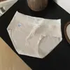 Ropa Interior de Algodón Puro para Mujer 10A Probiótico Entrepierna Extendida Colorido Algodón Sin Teñir Color de Contraste Cintura Media Cómodos Panty Shorts para Niña