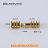 Acessórios de Ferragem para Mesa de Jantar Telescópica Liga de Zinco Pino de Posicionamento Pontiagudo em Forma de Letra Painel de Mesa de Jantar Conector Oculto Invisível