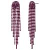 Pendientes de Pedrería de Nuevo Estilo Transfronterizos Europeos y Americanos 2026 con Colgantes Largos en Forma de Rama con Borlas, Pendientes Elegantes y Versátiles para Mujer