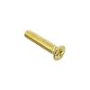 Latão Km Cruz Cabeça Escareada Rebaixada Máquina Arame Parafuso Cobre Dourado Digital Pequeno Parafuso Máquina Cruz Cabeça Chata Parafuso Cobre Atacado
