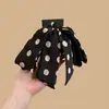 Presilha de Cabelo Laço de Bolinhas Estilo Francês, Presilha Superior Versátil e Elegante, Grampo de Cabelo para Trás da Cabeça, Presilha de Mola, Novo Acessório de Cabelo Coreano