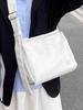 Original Feito em Casa Nicho Design Novo PU Couro Macio Cor Sólida Horizontal Quadrado Casual Ombro Crossbody Tote Grande Bolsa Feminina