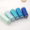 Serie degradada hilo para envolver seda lana hilo de bordar alto brillo diy material para pasador hecho a mano paquete de material para envolver flor