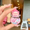 Botella de arena movediza creativa DIY Campana de viento aceite luminoso flotante llavero bolsa Colgante de coche pequeño regalo fabricante