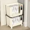 Estantería de almacenamiento personalizada, estantería, carrito de oficina para debajo del escritorio, organizador y caja de almacenamiento de libros para estudiantes en casa