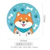 Posavasos de cerámica con temática de mascotas, resistentes al calor y a las quemaduras, con diseños de gato, Shiba Inu y Bichón Frisé, decoración creativa para el hogar y opciones de venta al por mayor