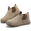 Zapatos de Protección Laboral para Soldadura Transfronteriza para Hombre, Zapatos de Soldadura Antimpacto y Antipinchazos, Antichispa, Resistentes al Desgaste, Resistentes a Ácidos y Álcalis, Zapatos de Seguridad