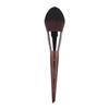 Brocha de maquillaje plana con polvos sueltos tipo corazón de melocotón, serie M n.° 128