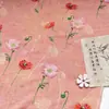 Yumeiren Tela de Algodón Brocado Estilo Chino Nuevo Vestido Qipao Top Hanfu Hecho a Mano DIY Tela Estampada Digital