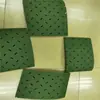 Cojín para césped artificial sin tambor con ranuras horizontales y verticales, cojín para campo de fútbol, material XPE, para pies, 30 de densidad