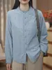 Abrigo de algodón grueso de invierno para mujer, casual, versátil, de corte holgado, adelgazante y cálido, tipo camisa