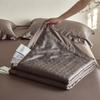 Juego de 4 piezas de colcha de verano jacquard Tencel Lenzing austriaco de alta gama clase A de los años 80, colcha de aire acondicionado, colcha de seda helada de verano
