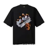 Comercio Exterior Transfronterizo Marca de Moda Cort Estampado Alcatraz High Street Casual Europeo y Americano Camiseta Unisex de Manga Corta Venta al por Mayor Verano