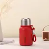 Nueva Taza de Acero Inoxidable 316 con Aislamiento al Vacío para el Hogar con Asa Infusor de Té Taza de Agua Portátil para Exteriores Taza de Agua de Mano