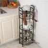 Soporte para tapa de olla de acero inoxidable, soporte para tabla de cortar, estante para tabla de cortar, estante para encimera de cocina, estante de almacenamiento para el hogar