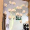 Casa Criativa Algodão Branco Nuvem Decoração Cortina de Porta Quarto Infantil Cortina de Nuvem Tridimensional Jóias Decoração de Parede Punch-free