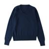 Em estoque Estilo universitário japonês Uniforme JK Roupas masculinas e femininas Suéter de tricô com decote V uniforme estudantil