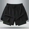 Shorts de Corrida Masculino Verão Maratona Atletismo Forro Especial Seda de Gelo Fitness Três Pontos Secagem Rápida Calças Esportivas para Crianças